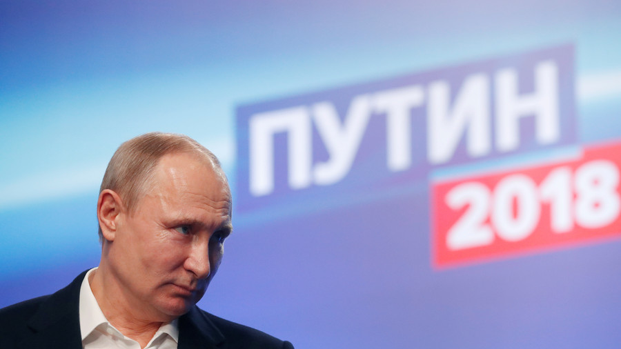 Putin Reelegido Presidente de Rusia con Vasta Mayoría