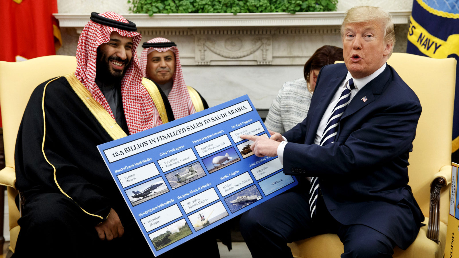 EEUU Suscribe un Contrato de Armas con Arabia Saudí por valor de 1.000 Millones de Dólares