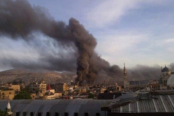 دمشق پر وہابی دہشتگردوں کے راکٹ حملوں میں 13 افراد جاں بحق و زخمی