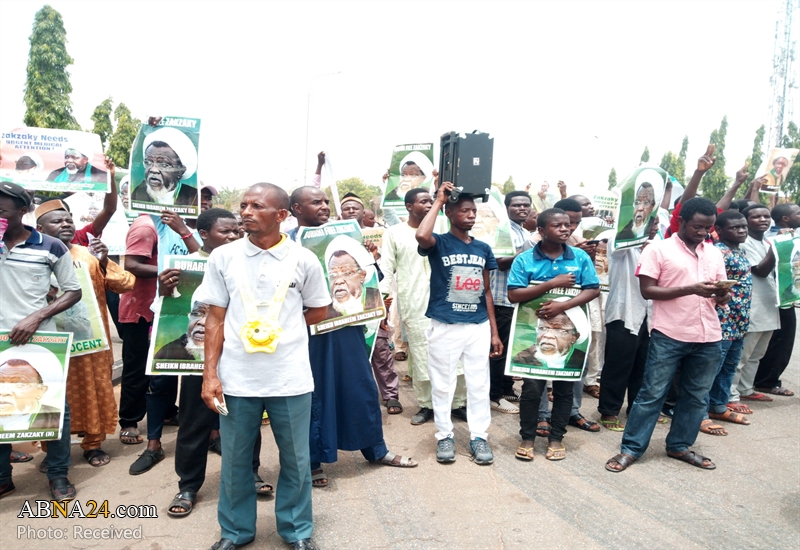 Peaceful "Free Zakzaky" protest in Federal Secretariat & National Assembly of Abuja