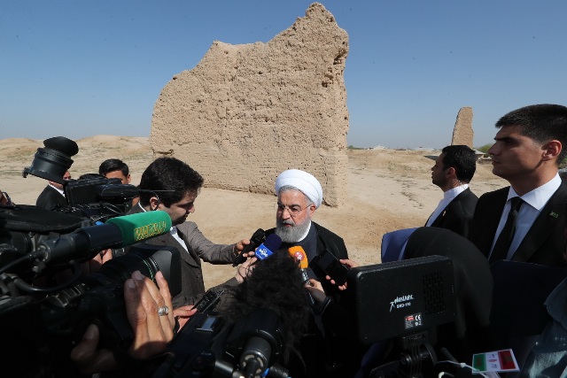 Pres. Rouhani: Imam Reza’s presence in Merve has turned it to holy, historical city for Iranians