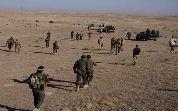الحشد الشعبي يشارك بعملية تفتيش وتأمين صحراء "النجف والبادية"
