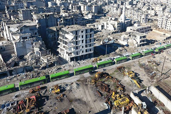 افشال مخطط رهيب لـ"تفجير حافلات" الغوطة الشرقية و ضبط 48 حزاما ناسفا