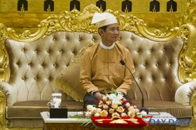 သမၼတ ဦး၀င္းျမင့္ ၿငိမ္းခ်မ္းေရးအတြက္ စြမ္းေဆာင္မႈအသစ္ျဖင့္ ေဆာင္ရြက္ႏိုင္ပါေစေၾကာင္း UWSA ဥကၠ႒ ဆုေတာင္းစာပို႔