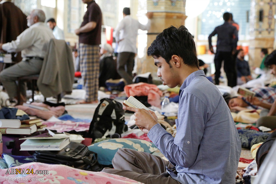 تقرير مصور / مراسم اعتكاف في مسجد جمكران المقدس