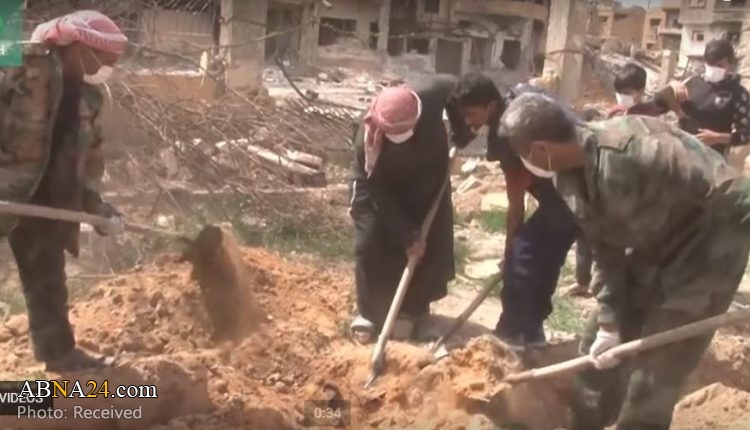 Syrian Army discovers mass grave in former ISIS hideout in Deir Ezzor / Video