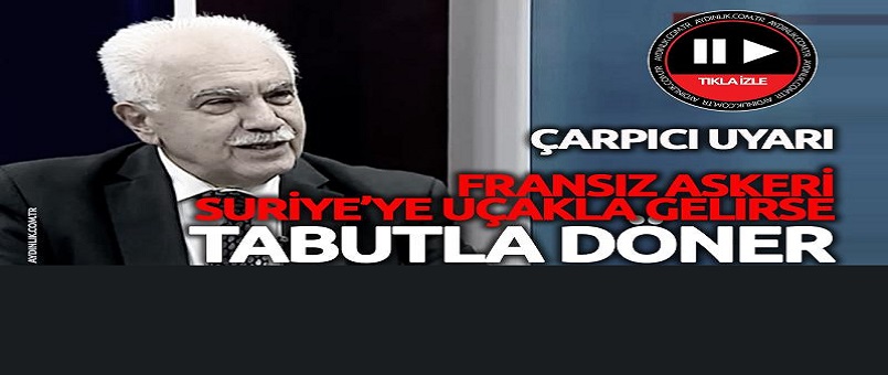 Doğu Perinçek: 'Fransız askerleri uçakla gelir, tabutla giderler'