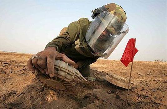 هندسة ميدان الحشد الشعبي تعلن التخلص من ربع "مليون لغم"