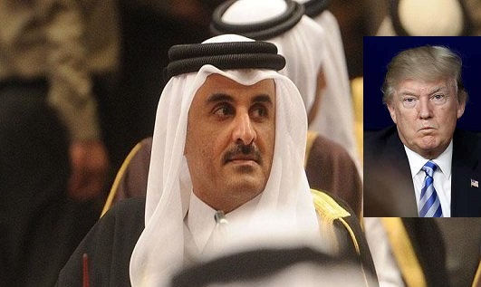 قطر کے بادشاہ 10 اپریل کو امریکی صدر ٹرمپ سے ملاقات کریں گے