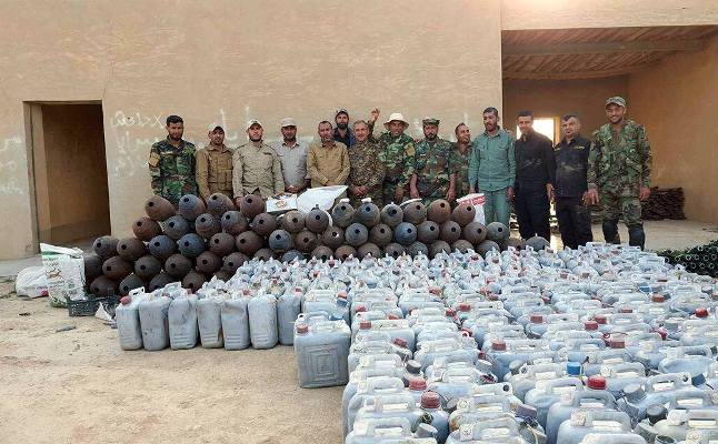 الحشد الشعبي يضبط "صواريخ وعبوات ناسفة" بعملية أمنية شمال شرقي بعقوبة