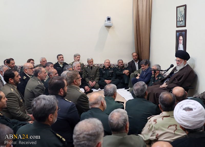 Imam Khamenei to Armed Forces commanders: Enemies feel threatened by Iran’s growing power 
