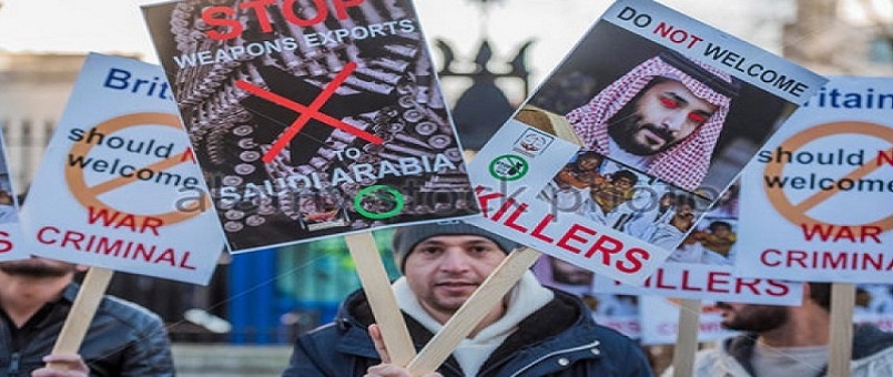 Suudi veliaht Selman'ın Paris ziyareti protesto edildi