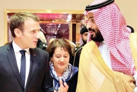 فرانس میں سعودی عرب کے ولیعہد محمد بن سلمان کے خلاف مظاہرہ + ویڈیو