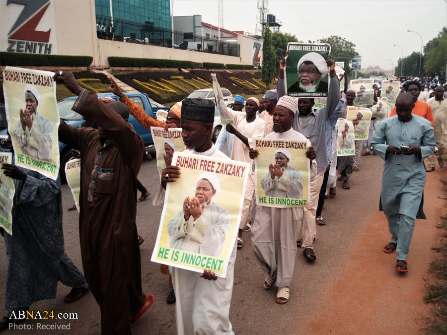 Photos: 90th Consecutive day of "Free Zakzaky" protest In Abuja