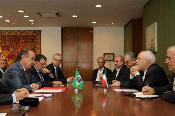 ایران اور برازیل کے وزراء خارجہ کی اہم ملاقات 