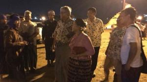 စစ္ကိုင္းတိုင္းဝန္ႀကီးခ်ဳပ္ ေလျပင္းတိုက္ခတ္ခဲ့ေသာ ခ်င္းတြင္းသၾကၤန္က်င္းပရာေနရာအား လာေရာက္စစ္ေဆး