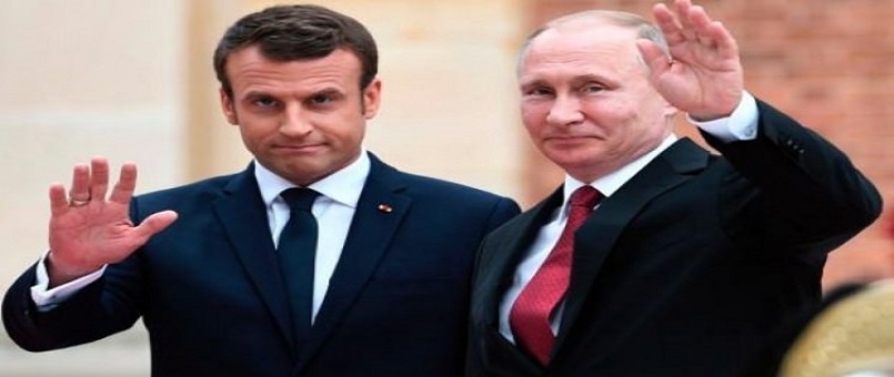 Putin'le görüşen Macron'dan geri adım!