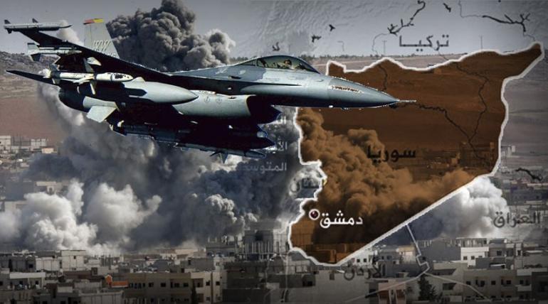 لحظة إطلاق المضادات الأرضية السورية باتجاه صواريخ العدوان الثلاثي + (فيديو)