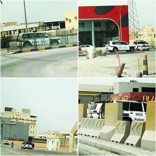 النظام في البحرين يواصل مضايفة أهالي العكر والمعامير والنويدرات 