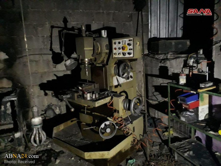 Syrian forces unearthed a factory of weapons for Jaish al-Islam terrorists in Douma / Photos