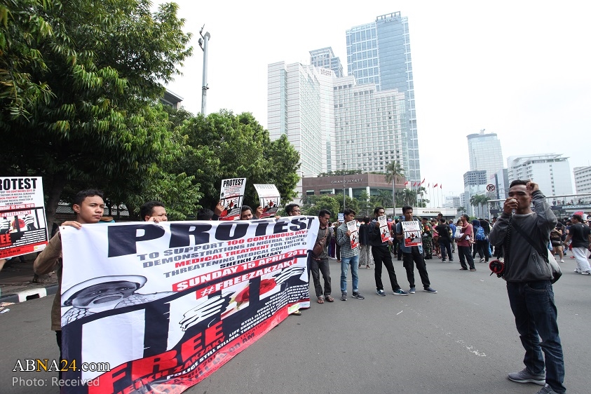 Photos: Free Zakzaky march in Jakarta, Indonesian