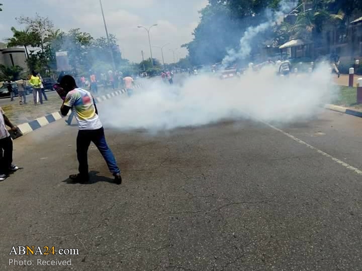 Buhari army attack 'Free Zakzaky' peaceful protest in Abuja, arrest over 230