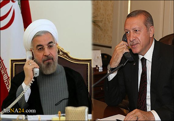 "روحاني واردوغان" يبحثان الجهود المشتركة لحماية وحدة سوريا