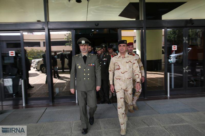 وزير الدفاع الايراني يزوربغداد ويبحث العدوان العسكري الاخیر على سوریا