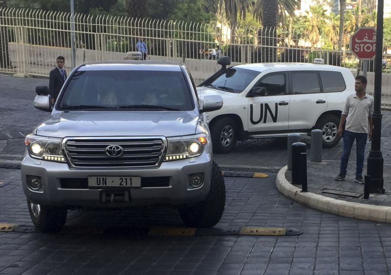 “Terroristas Impiden a Tiros que un Equipo de Seguridad de la ONU Investigue el Presunto Ataque Químico de Duma” 