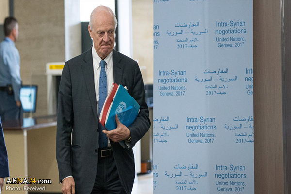 Staffan de Mistura to meet with Iranian authorities on Syria