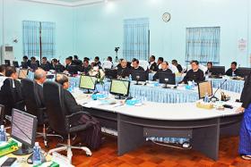 သမၼတႏွင့္ေတြ႕ဆံုအၿပီး ၁၀ ရက္အၾကာတြင္ တရားစီရင္ေရးမ႑ိဳင္ တည့္မတ္ခိုင္မာေရး အထူးလုပ္ငန္းညႇိႏႈိင္းအစည္းအေဝးျပဳလုပ္