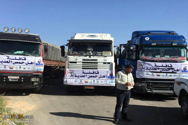 Syria: Convoy of food aid heads for Eastern Ghouta / Pics