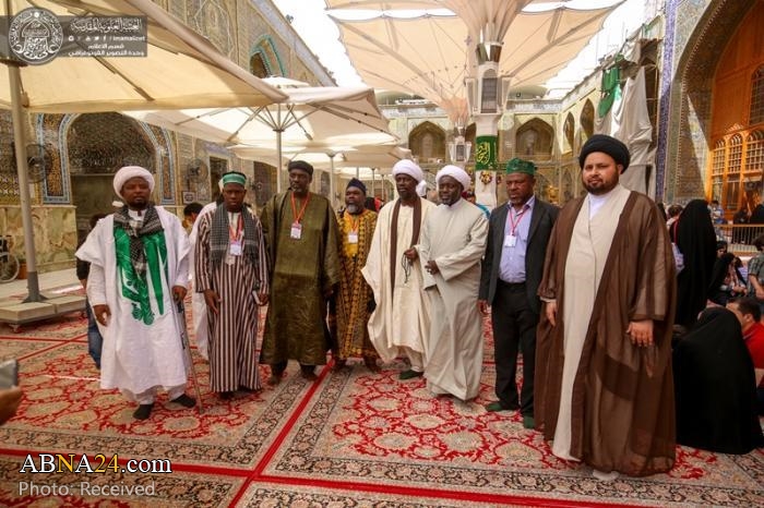 A delegation from Republic of Ghana visited Imam Ali shrine in Najaf