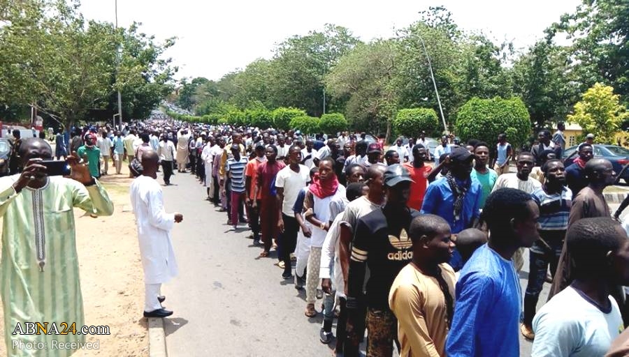 Photos: Huge Free Zakzaky Peaceful Protest in Abuja on 26th of April 2018 