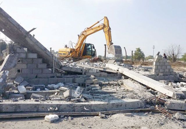 هدم مسجد الإمام العسكري (ع) بالدوار 22 للمرة الثانية من قبل النظام البحراني