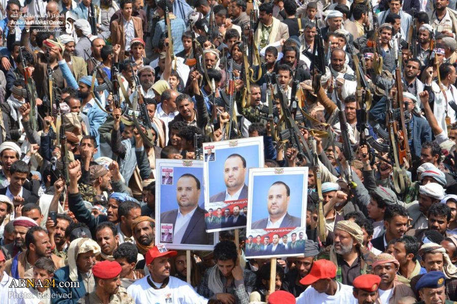 تقرير مصور/ جماهير غفيرة تشارك في تشييع الرئيس الشهيد صالح الصماد بصنعاء