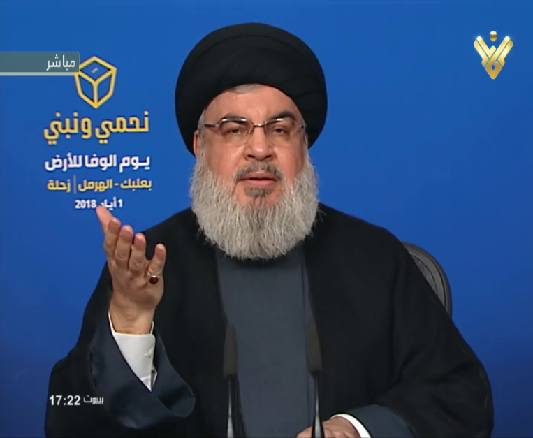 السيد نصر الله: الحرب تكاد تنتهي مع الوكلاء في المنطقة ولكنها يمكن أن تبدأ مع الأُصلاء