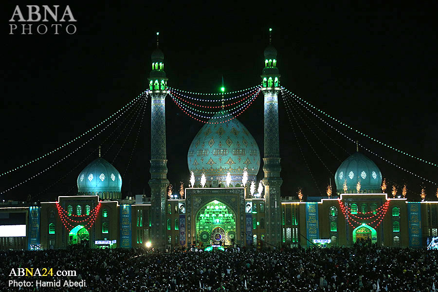 تقرير مصور/ عموم الناس يشاركون في احتفال بمناسبة ولادة الامام الحجة (عج) في قم