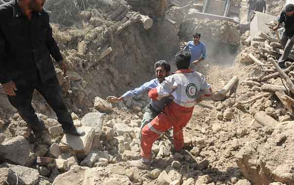Intenso Terremoto deja 75 Heridos en el Suroeste de Irán 