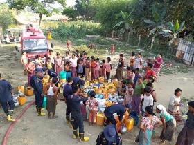 ရခိုင္ျပည္နယ္ရွိ ေရရွားပါးေသာ ေက်းရြာမ်ား ေရရရွိေရး ဦးစားေပးေဆာင္ရြက္ေန