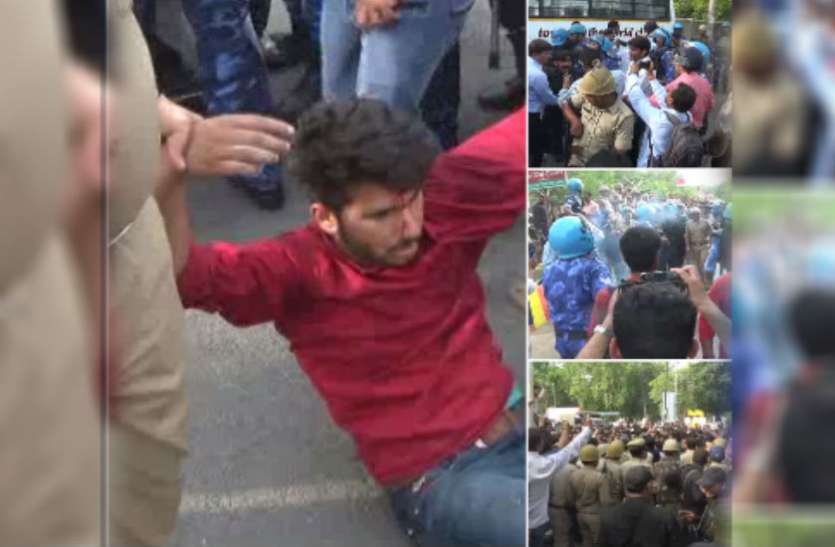 जिन्ना विवाद: AMU में कट्टरपंथी संगठनों ने किया बवाल, झड़प में कई छात्र बुरी तरह घायल।