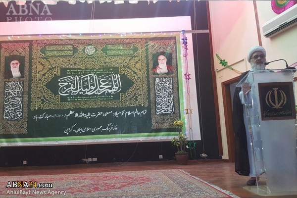 تقرير مصور/ احتفال بمناسبة ولادة الامام المهدي(ع) في كراتشي الباكستانية