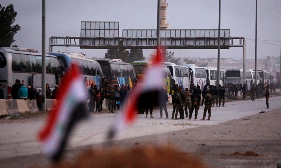 سوريا: عودة الاستقرار لبلدات جنوب دمشق مع خروج المسلحين