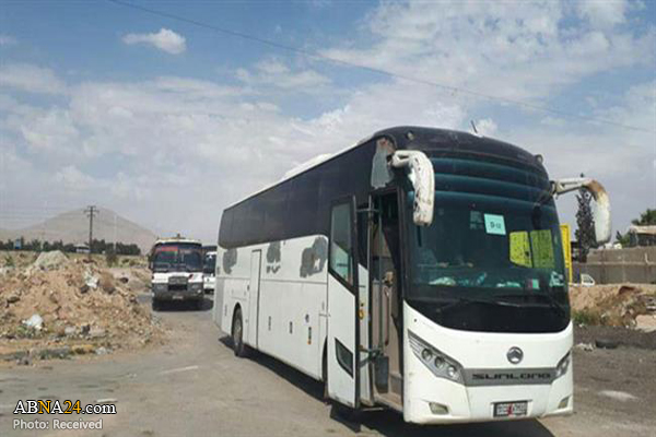 6th batch of terrorists to leave southern Damascus
