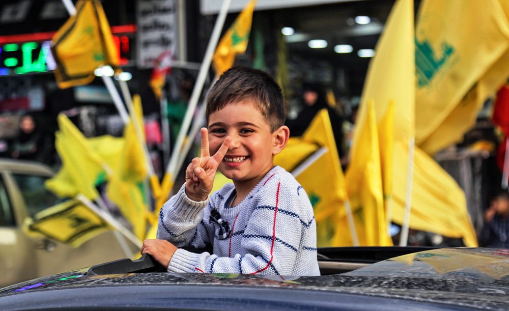تصویری رپورٹ: لبنان میں حزب اللہ کی انتخابات میں کامیابی کے بعد جشن