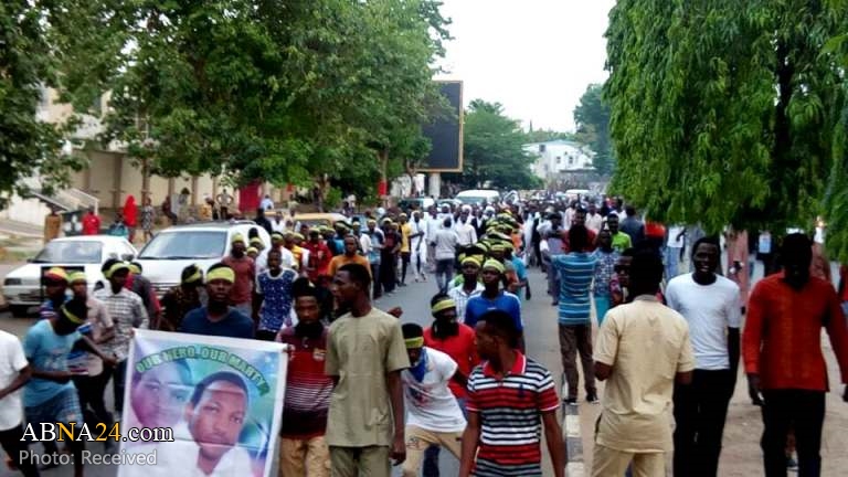 Photos: Massive Free Zakzaky protest in Abuja on 9th-10th of May 2018