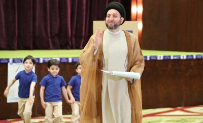 پیرۆزبایی عەمار حەکیم لە گەلی عێراق بەبۆنەی هەڵبژاردنەوە
