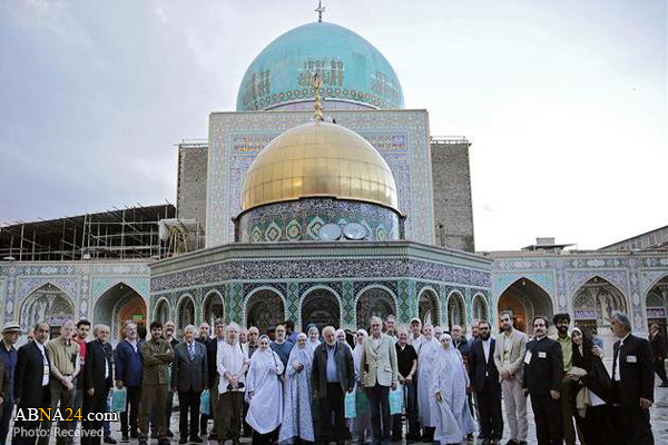 Guests of 6th International Conference of New Horizon visit Imam Reza Holy Shrine