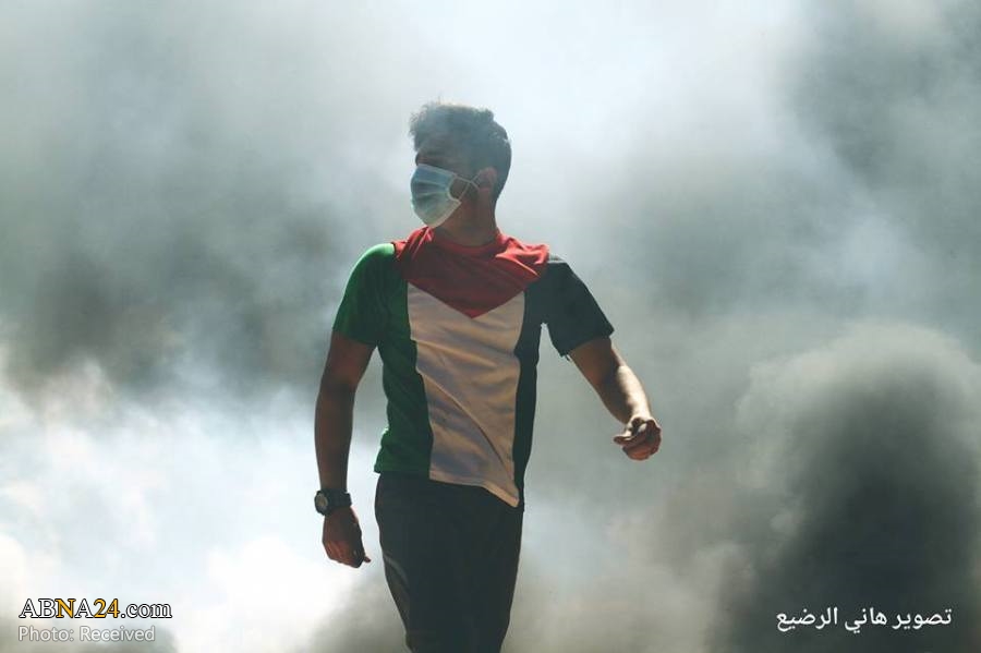 Photos 1: US-backed Israeli occupation forces attack Palestinian in Gaza 59 martyred - 14th May 2018