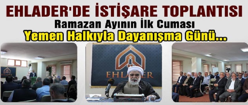 Ehlader'de İstişare Toplantısı / Foto